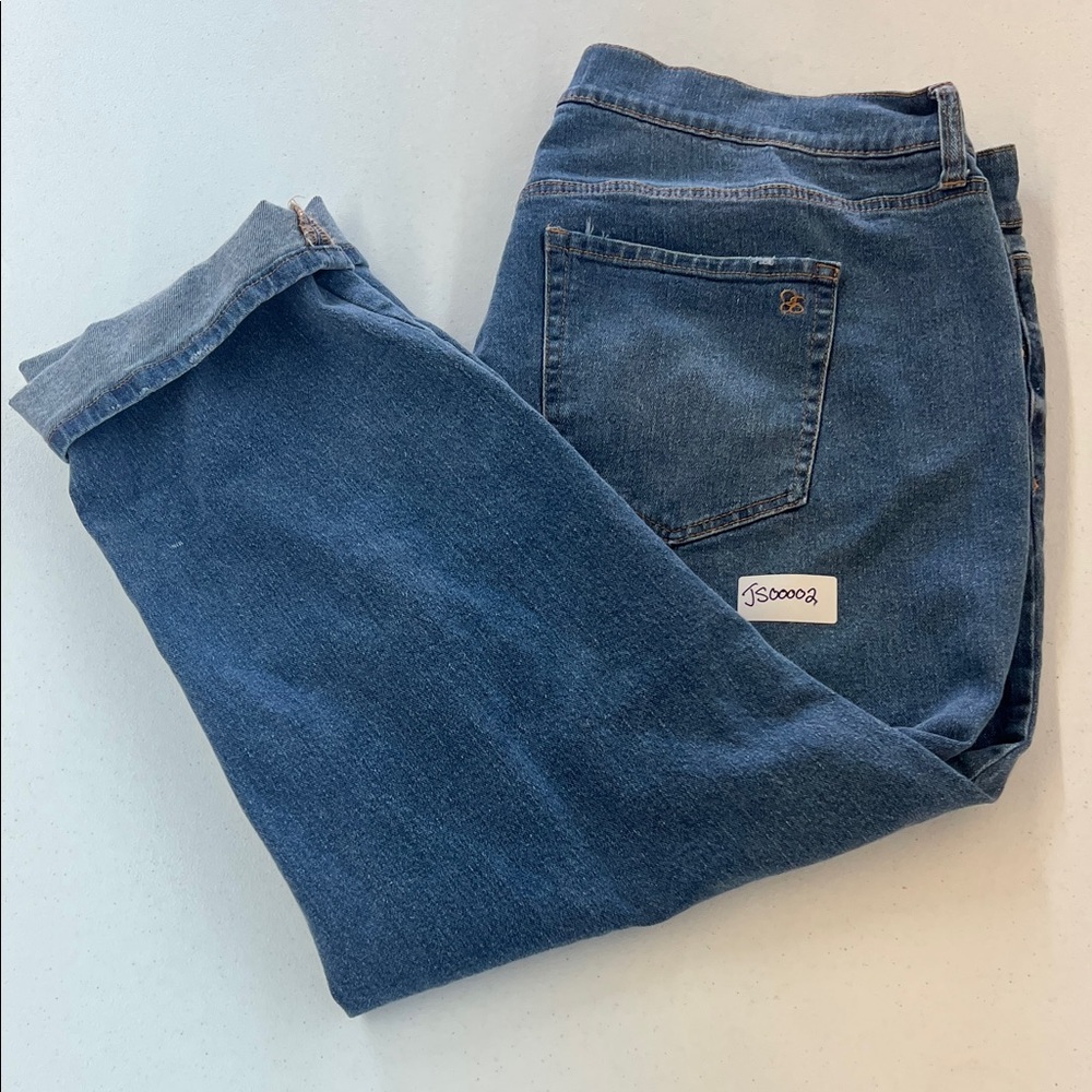Jessica Simpson Light Blue Distressed Denim Jeans Size 18W